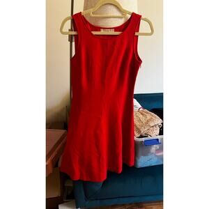 Loft size 4 red dress